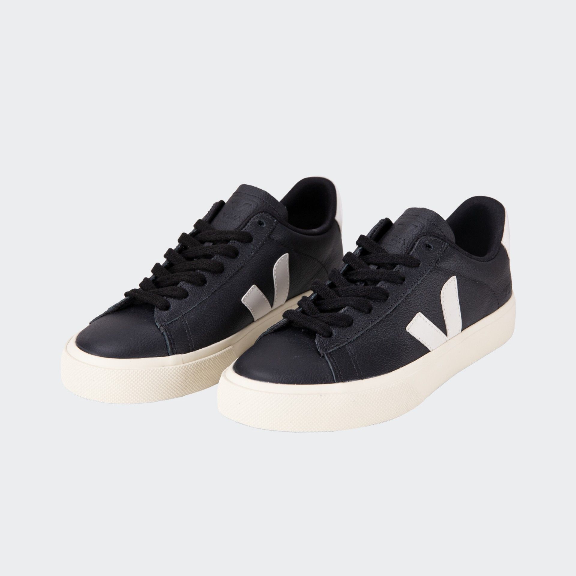Veja Campo Leather Black White Sneakers
