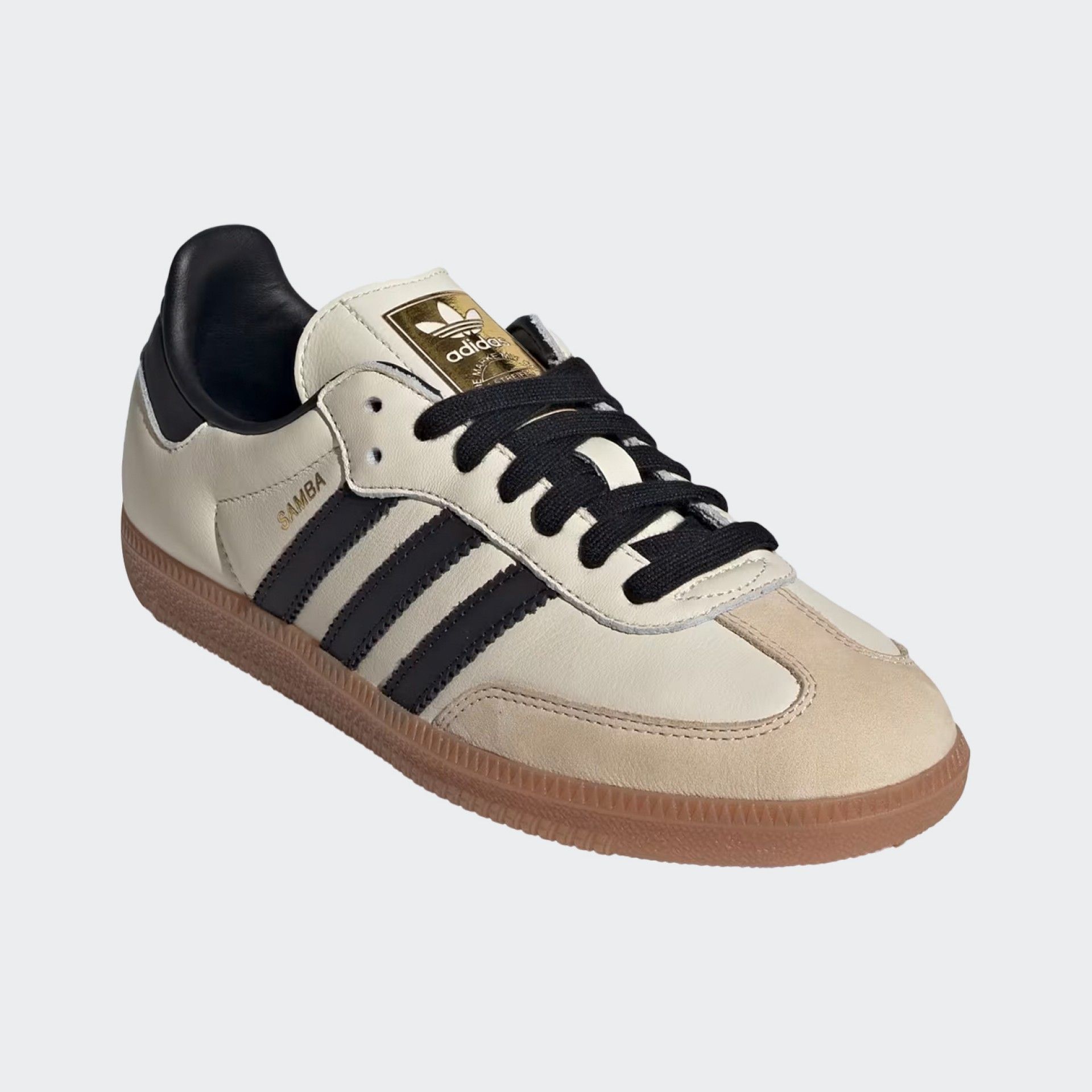 Adidas Samba OG Cream Sand Strata Shoes