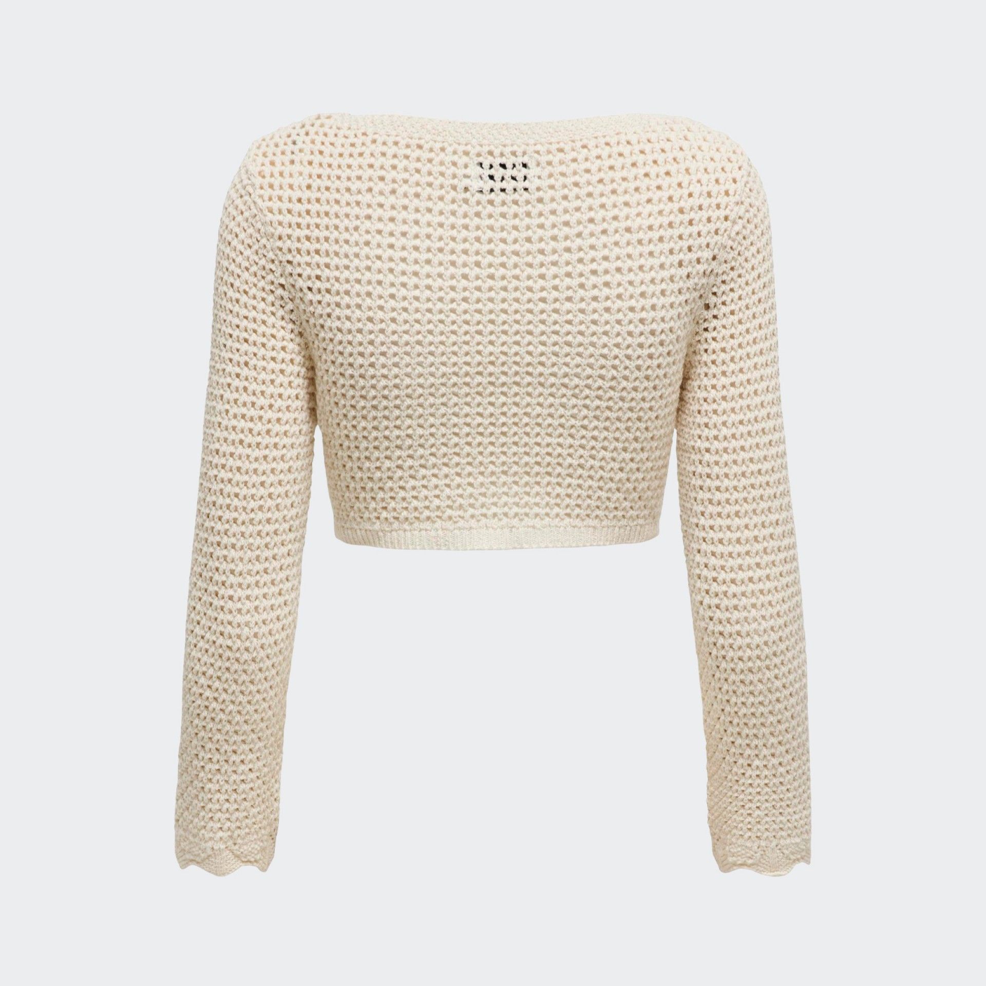 Solo top corto de punto