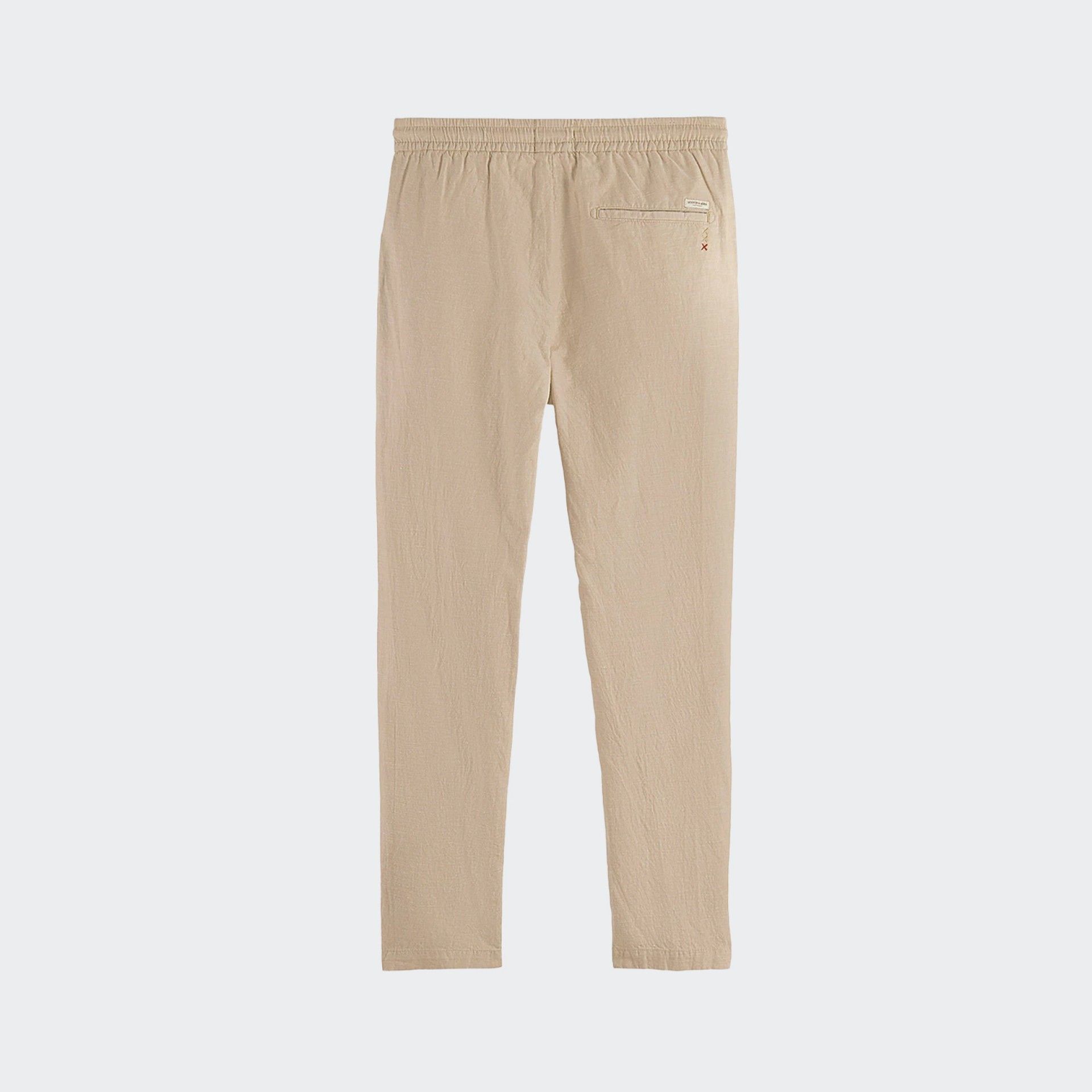 Pantalones de lino de corte relajado de Scotch & Soda