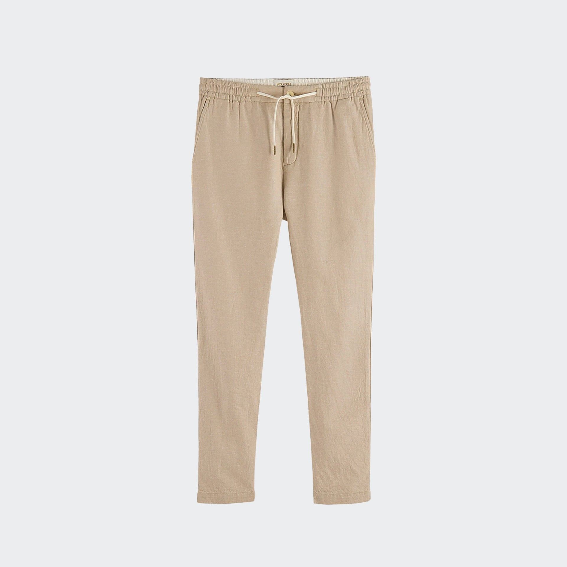 Pantalones de lino de corte relajado de Scotch & Soda