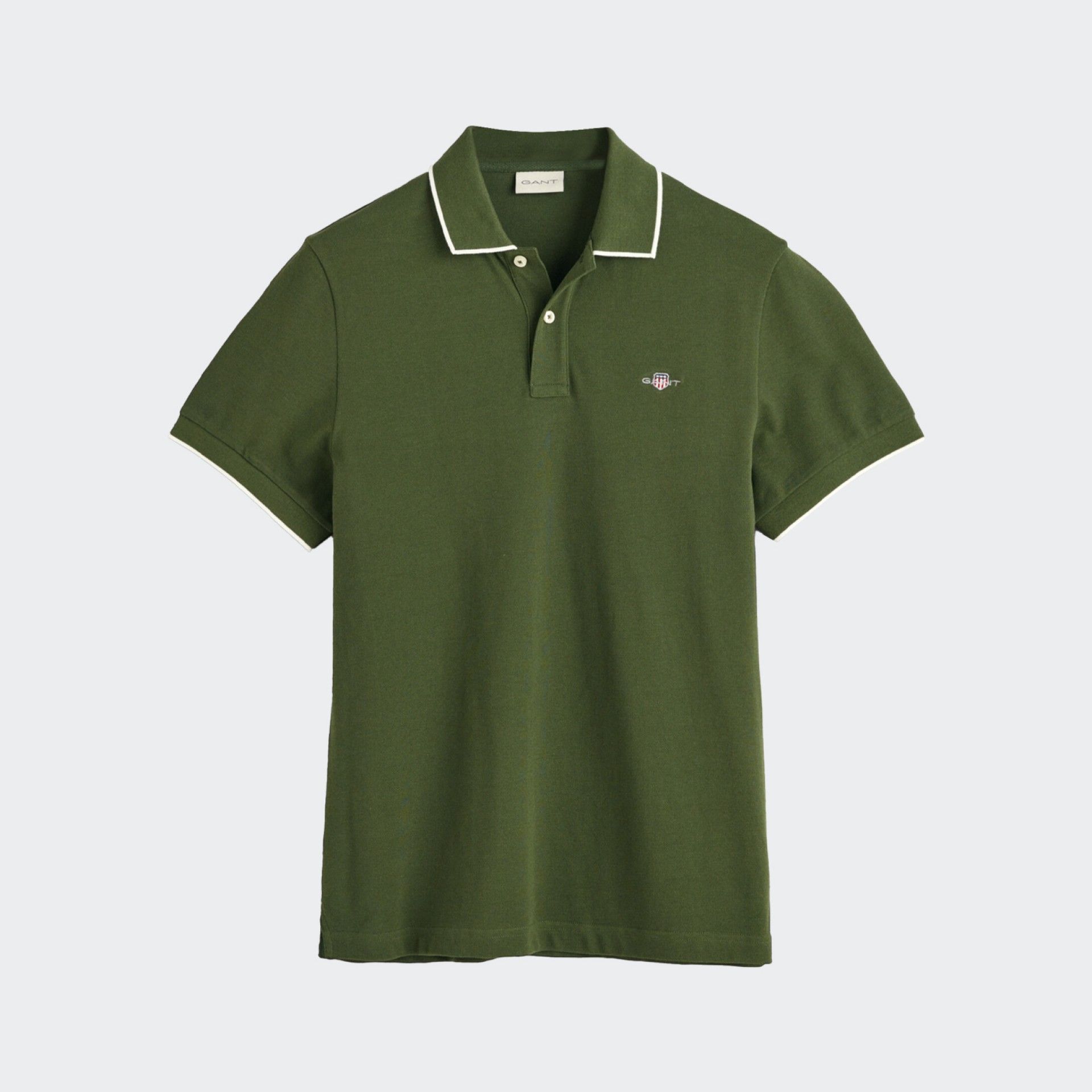 Polo piqué con marco Gant