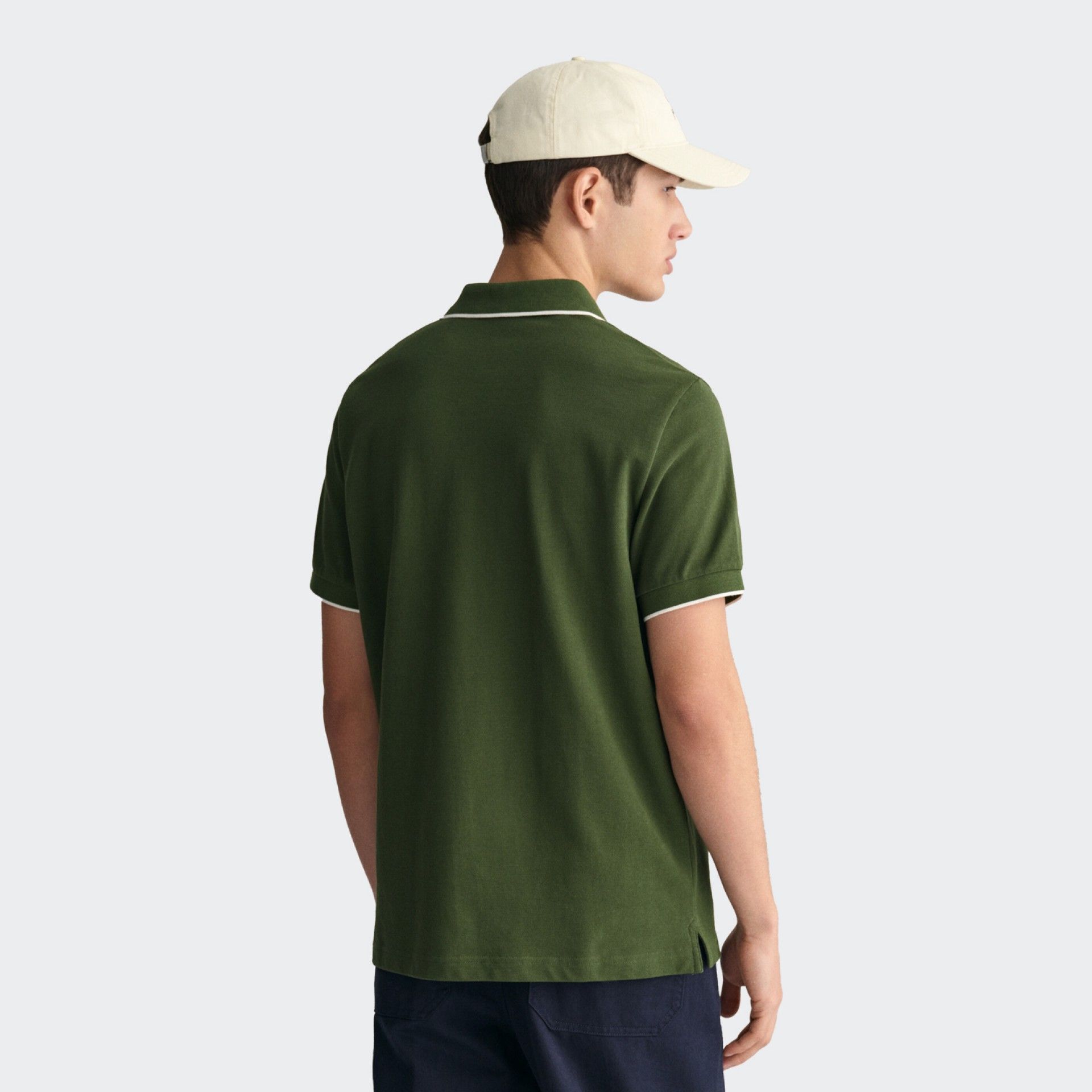 Polo piqué con marco Gant