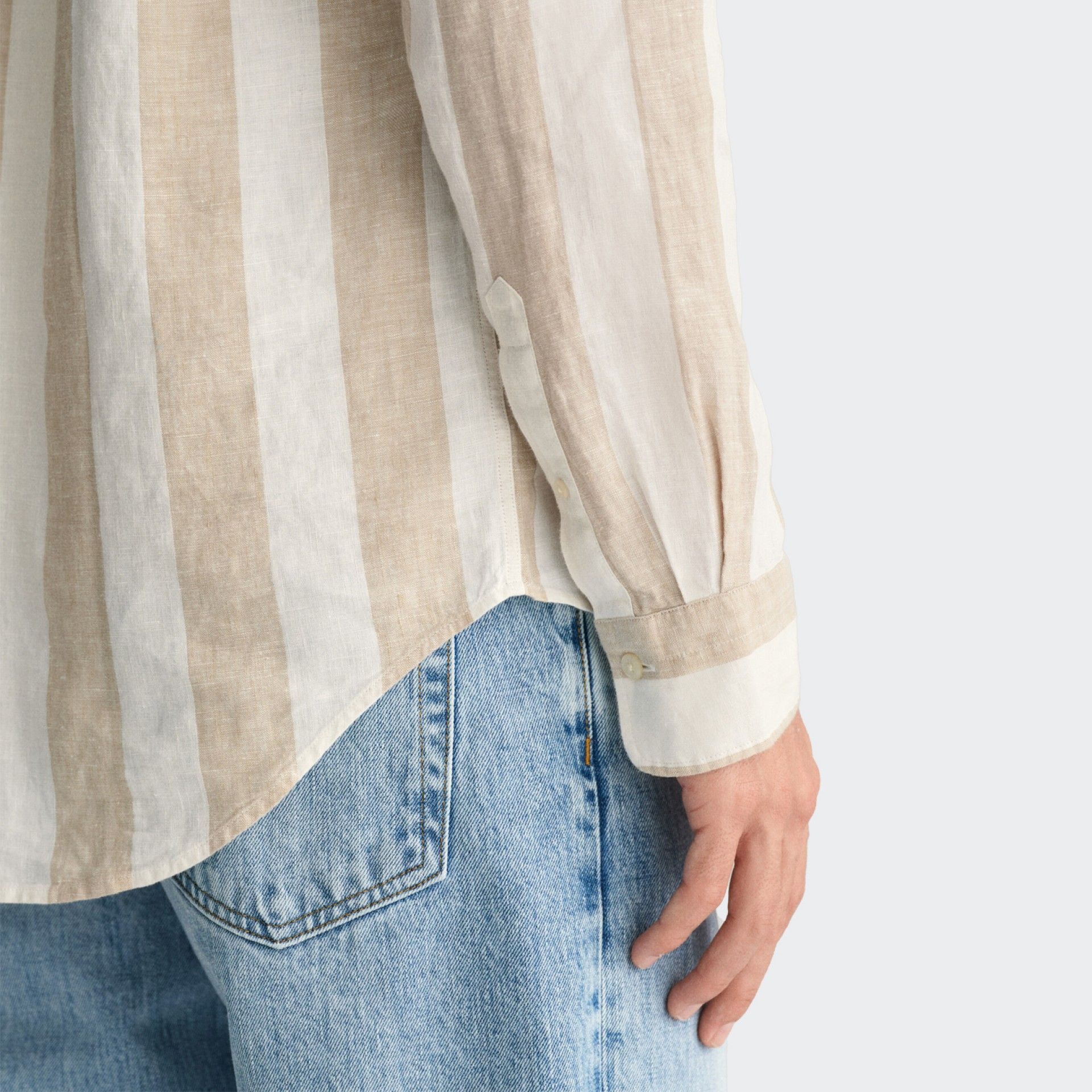 Chemise en Lin Rayée Gant