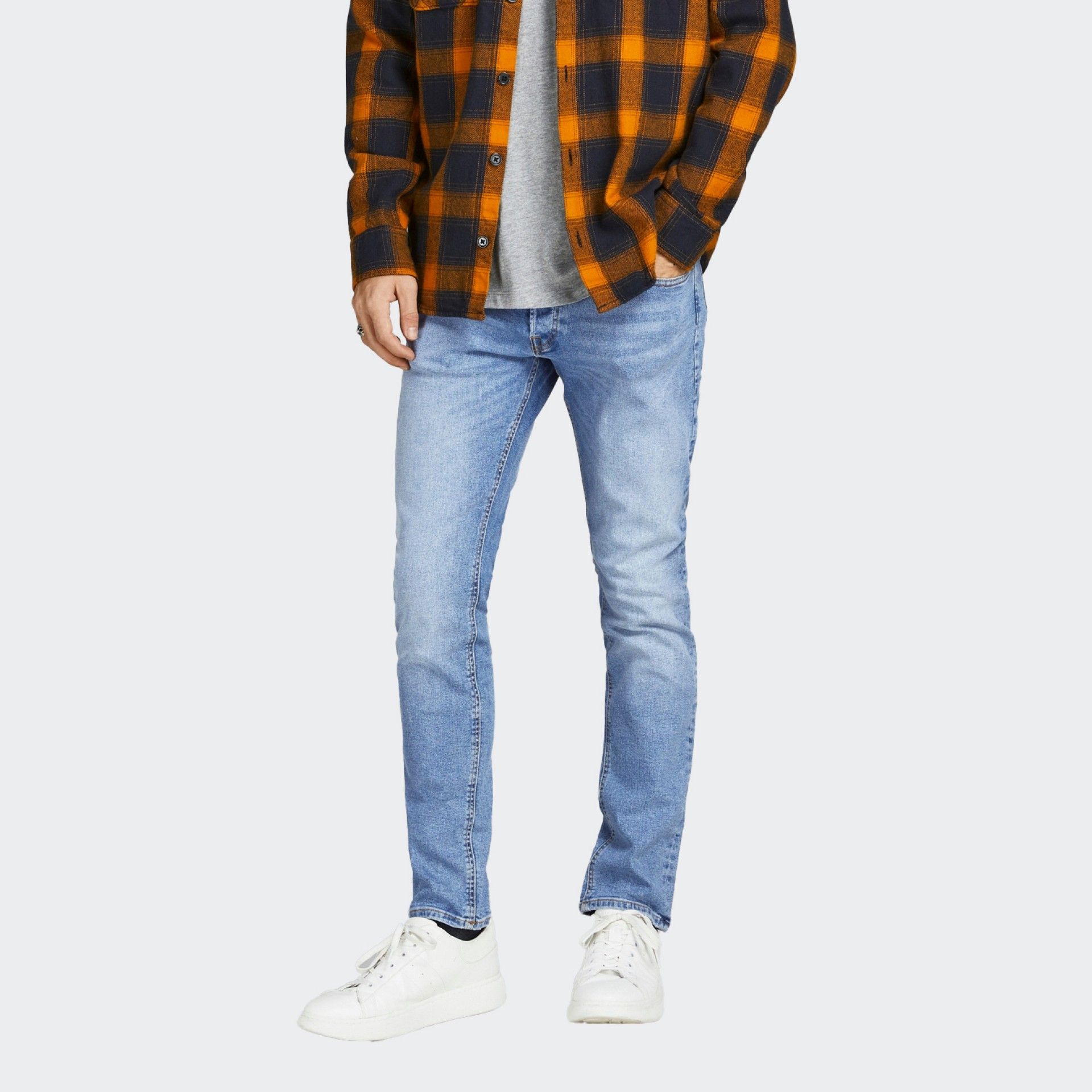 Calças de Ganga slim fit Jack & Jones JJIGLENN