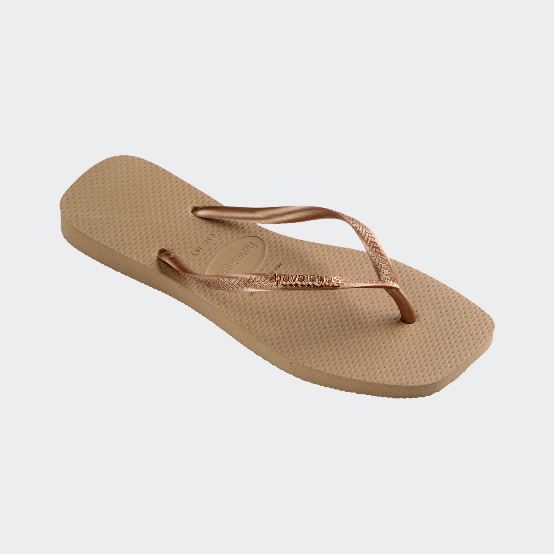Chanclas Havaianas Slim Square Oro