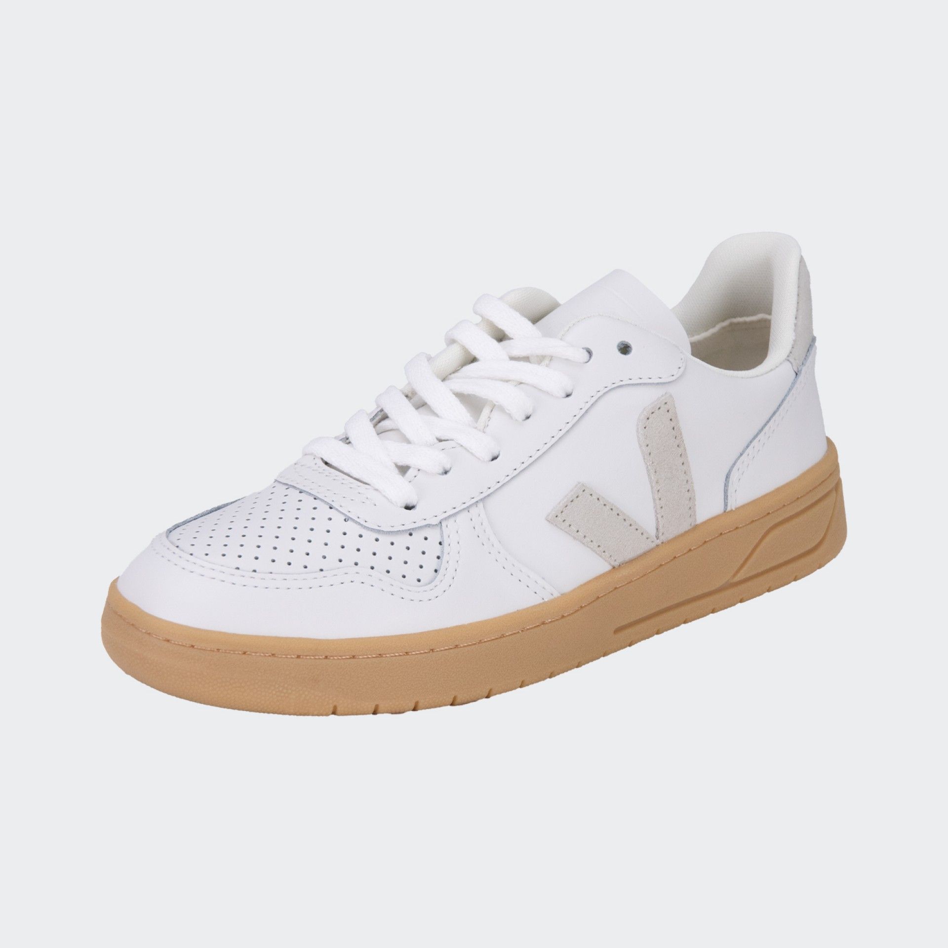 Zapatilhas Veja V-10 Leather White Natural