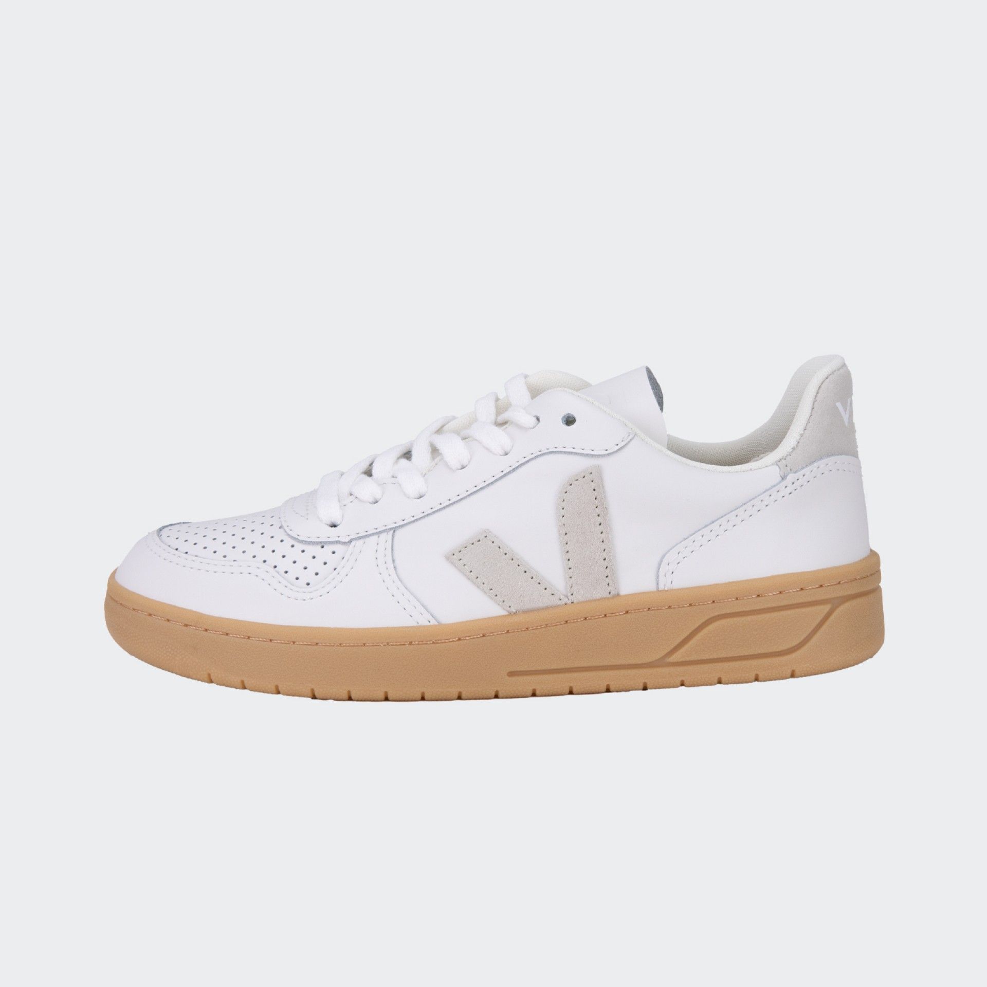 Zapatilhas Veja V-10 Leather White Natural