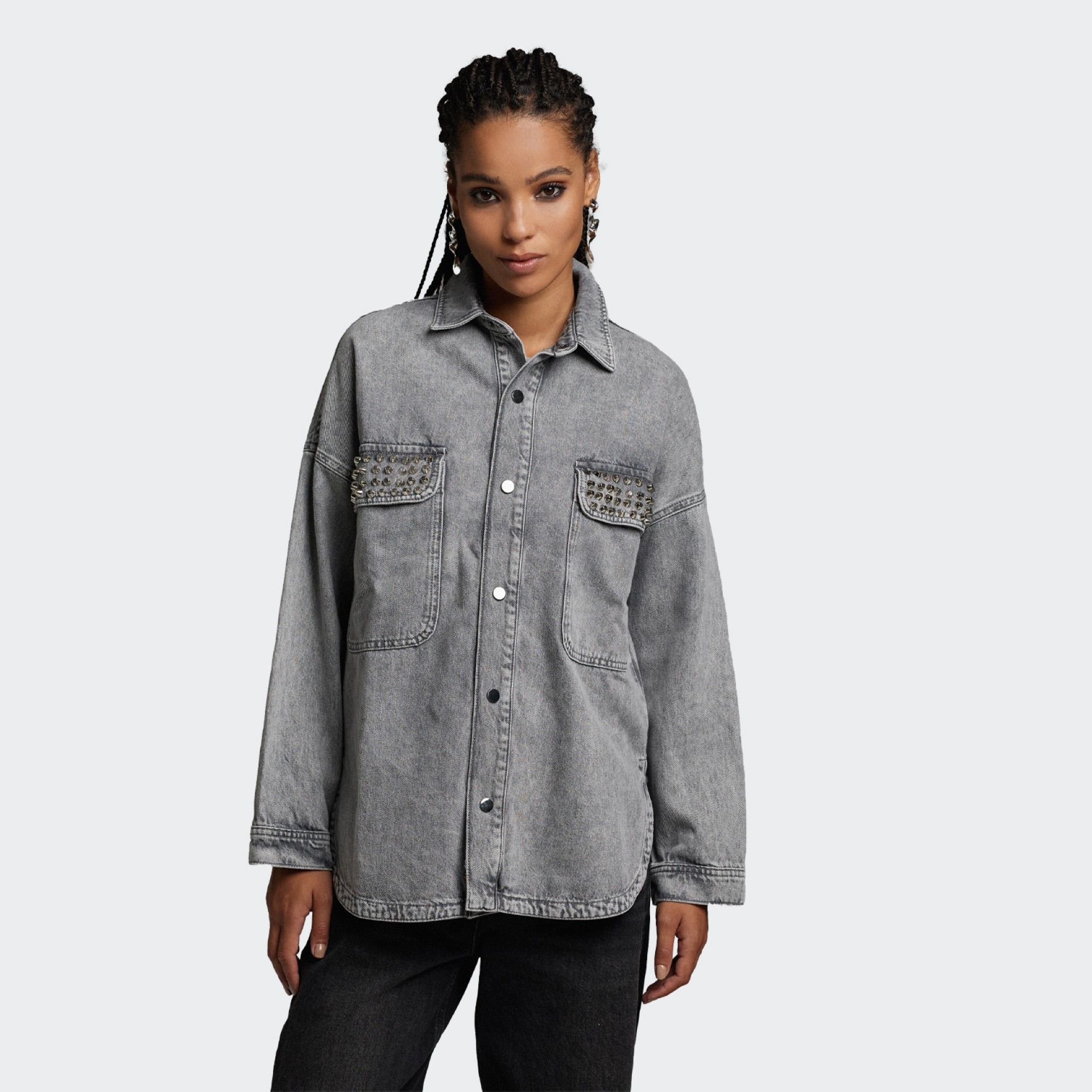 Chemise en jean oversize BSB