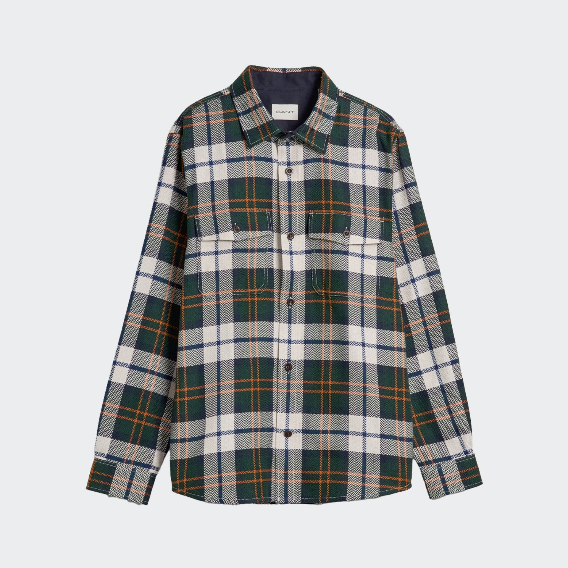 Camisa Xadrez Espinha de Peixe GANT