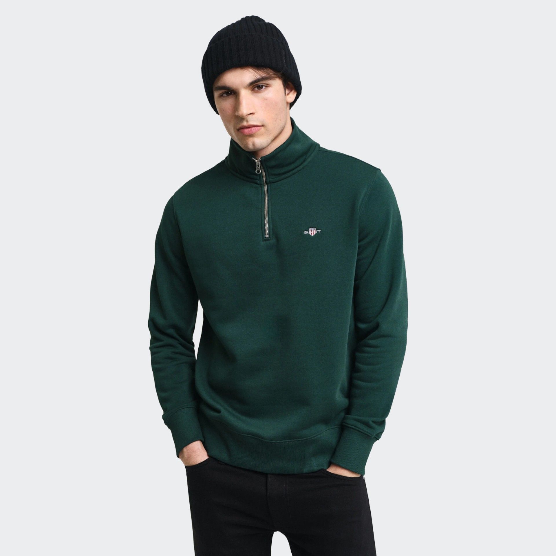 Gant jumper with half zip Shield