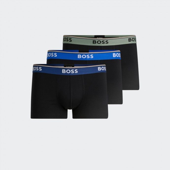 Pack 3 Boxers Boss Negro