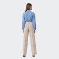 Fracomina Palazzo Trousers in Prince of Wales fabric