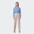 Fracomina Palazzo Trousers in Prince of Wales fabric