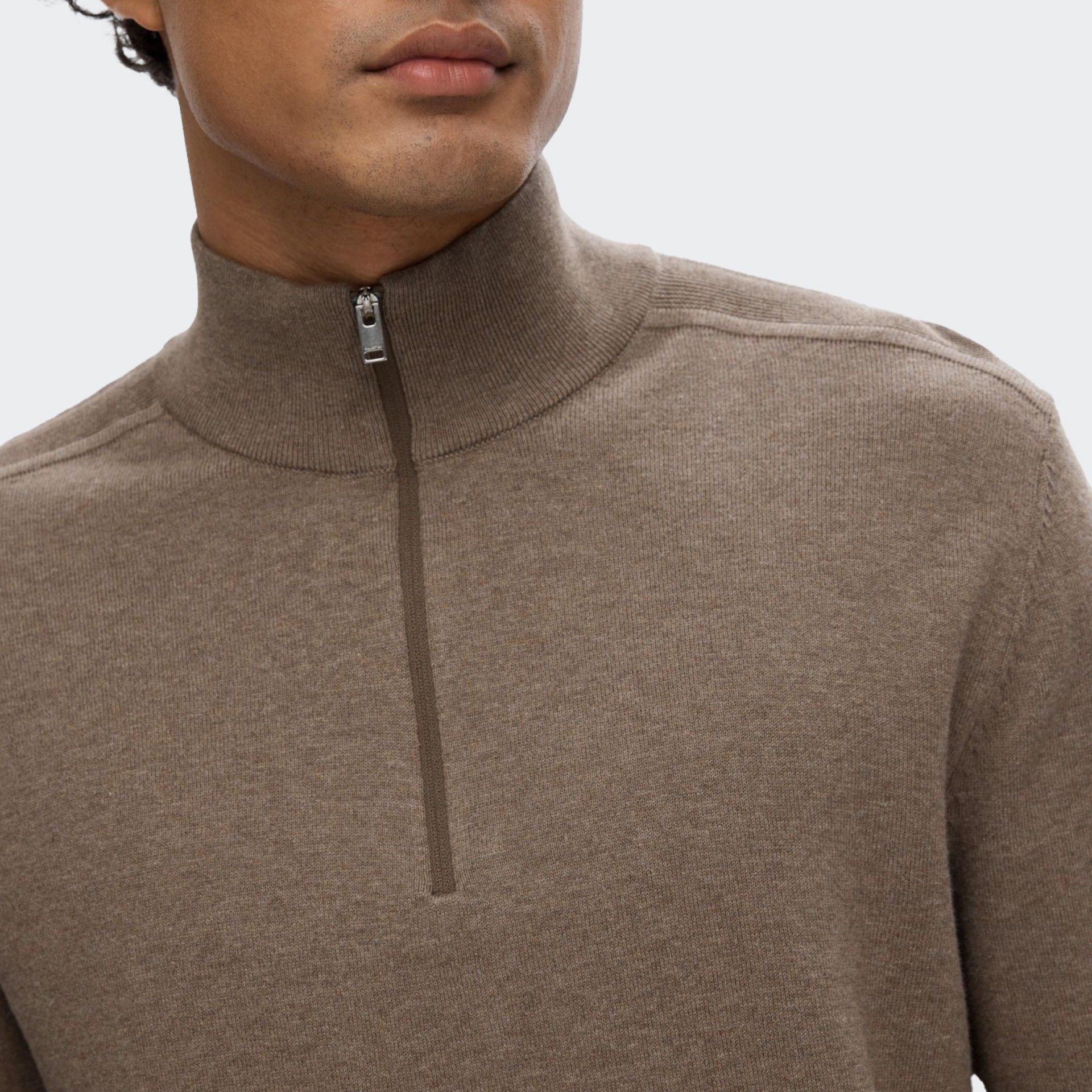 Suéter de cuello alto con cremallera SLHBERG de Selected Homme