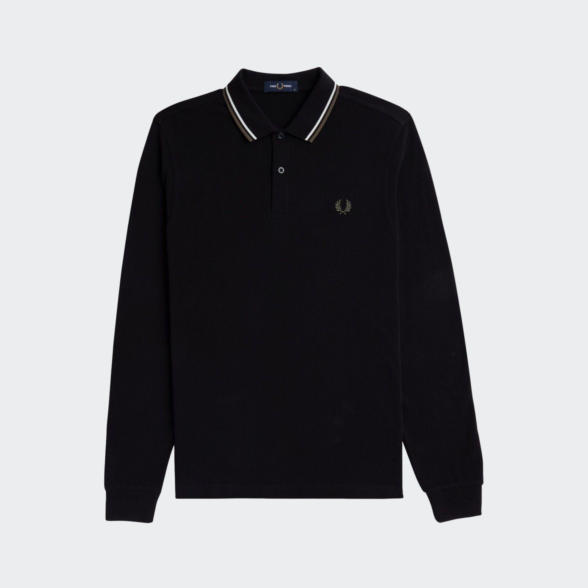 Polo de manga larga Fred Perry Twin Tipped