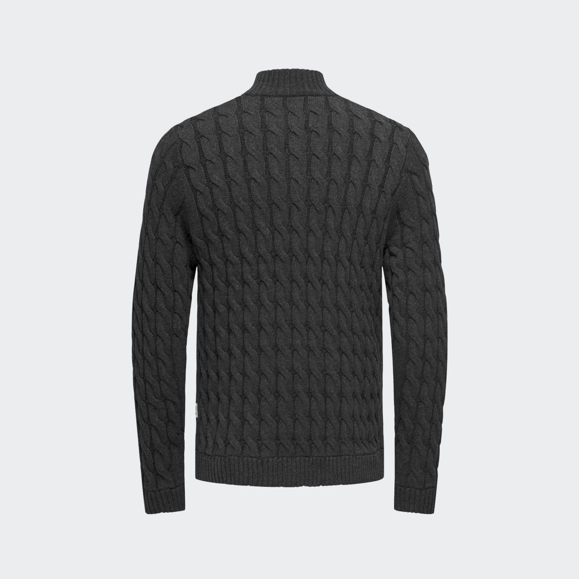 Pull Kicker Cable Knit Half Zip Only & Sons