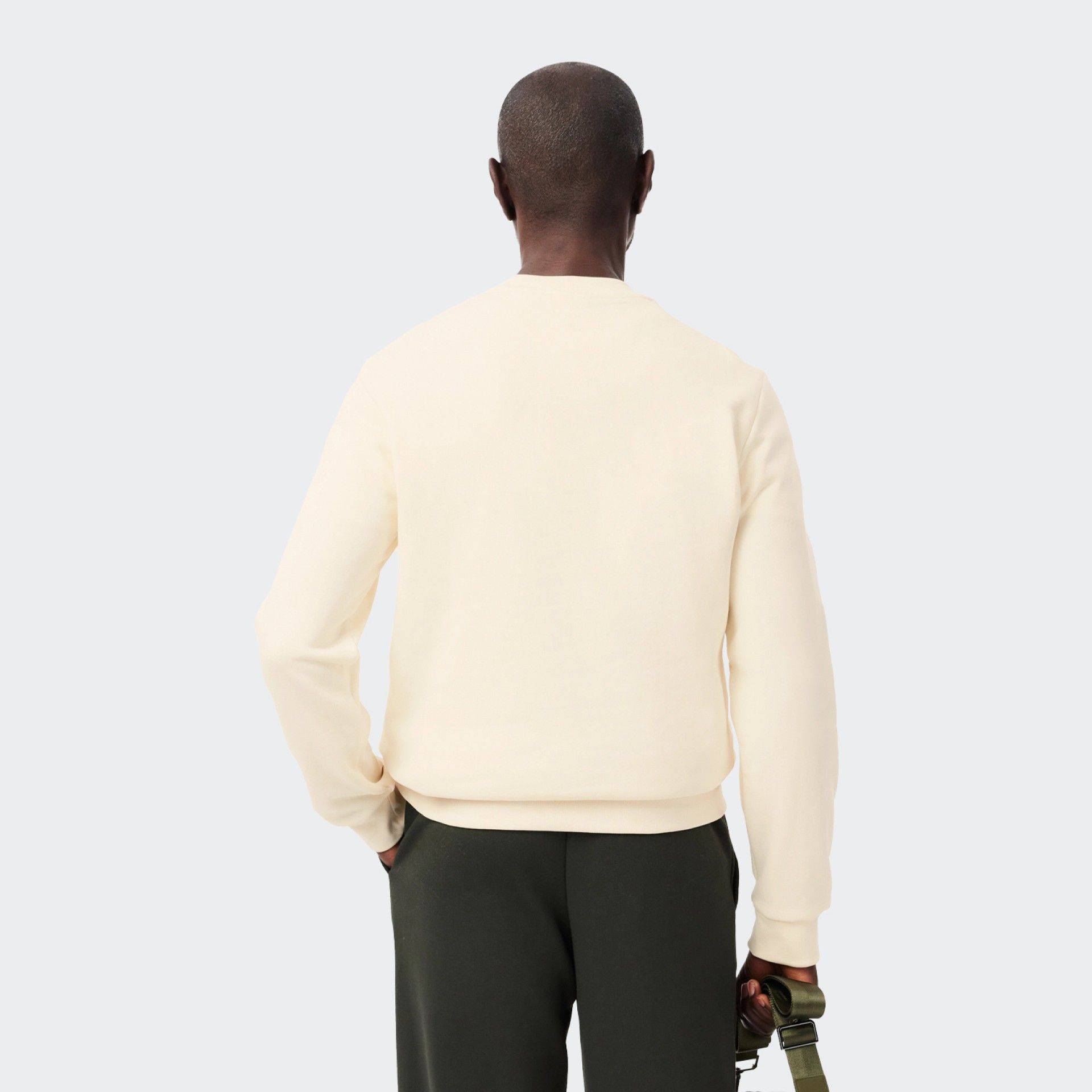 Sweatshirt de Felpa com Gola Redonda Lacoste