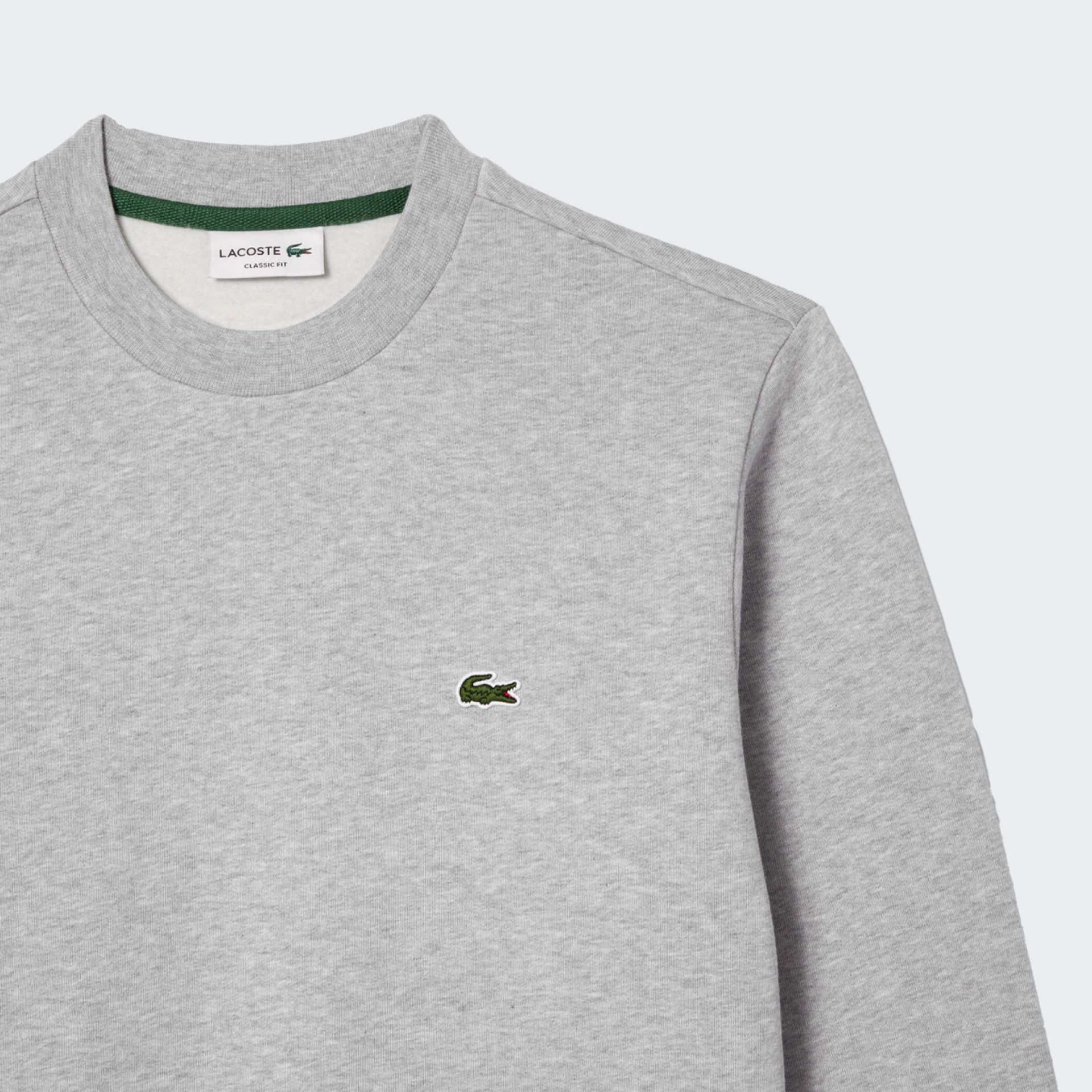 Sweatshirt de Felpa com Gola Redonda Lacoste