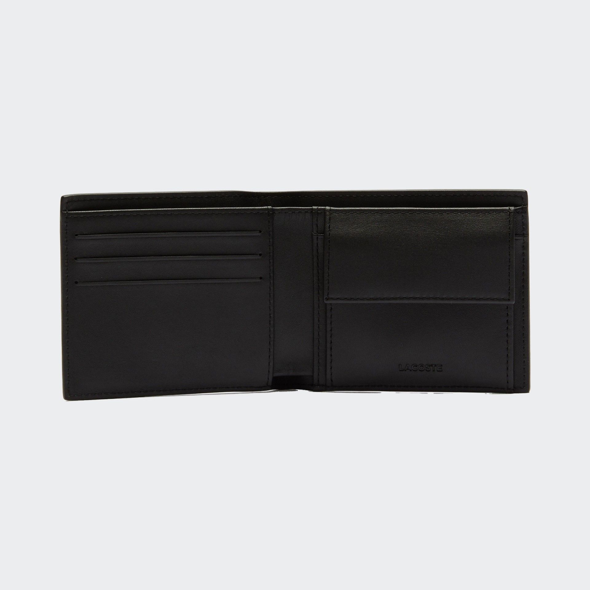 Portefeuille en cuir Lacoste