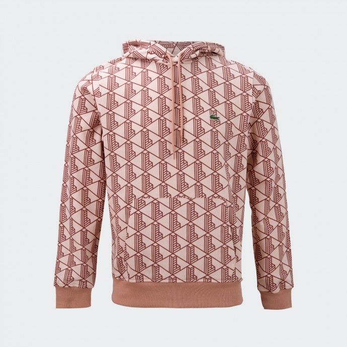 Sudadera polar con monograma Lacoste
