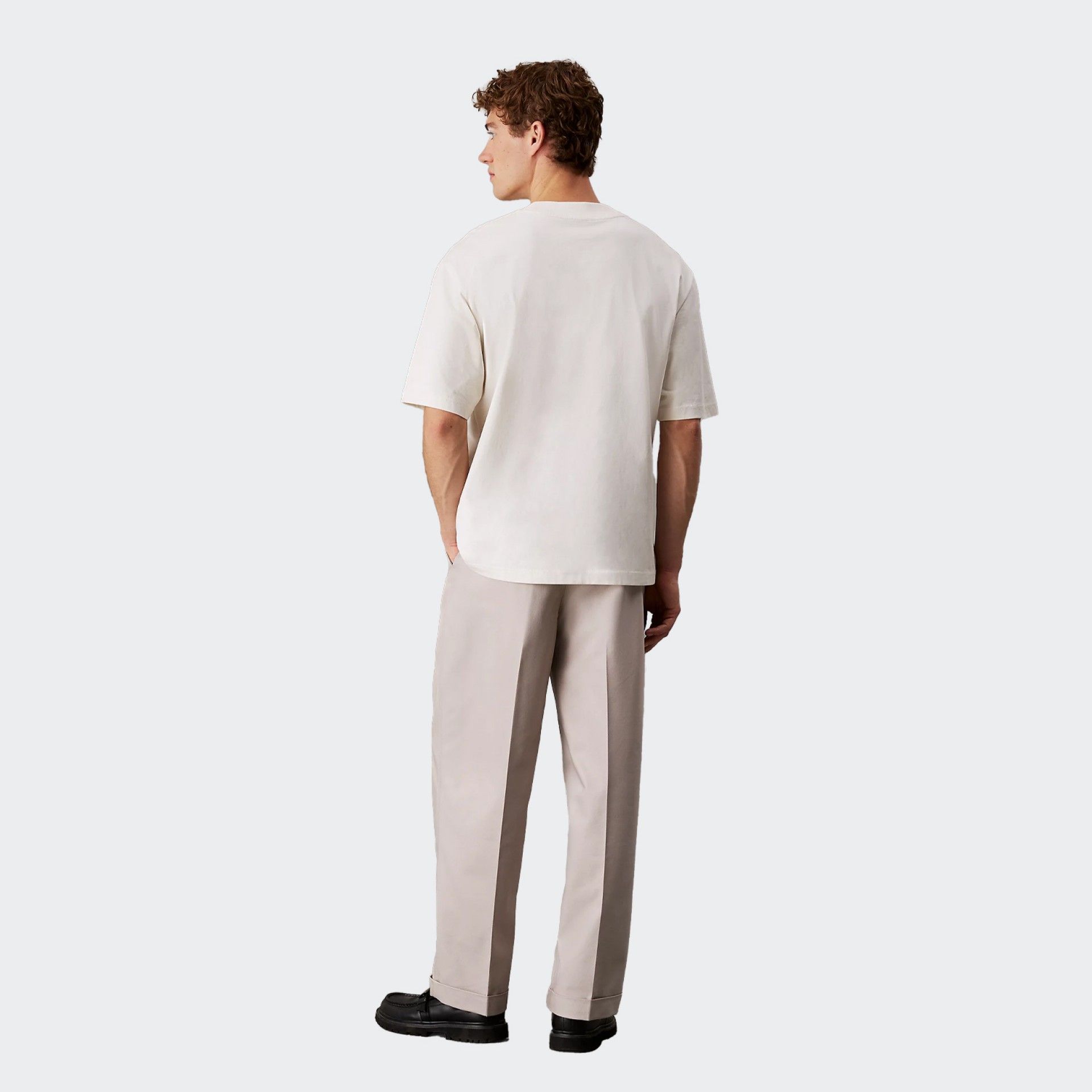 Calvin Klein Relaxed Tailored Twill Pants