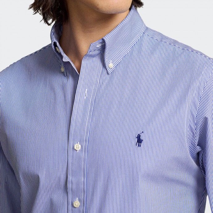Polo Ralph Lauren Slim Fit Striped Poplin Shirt