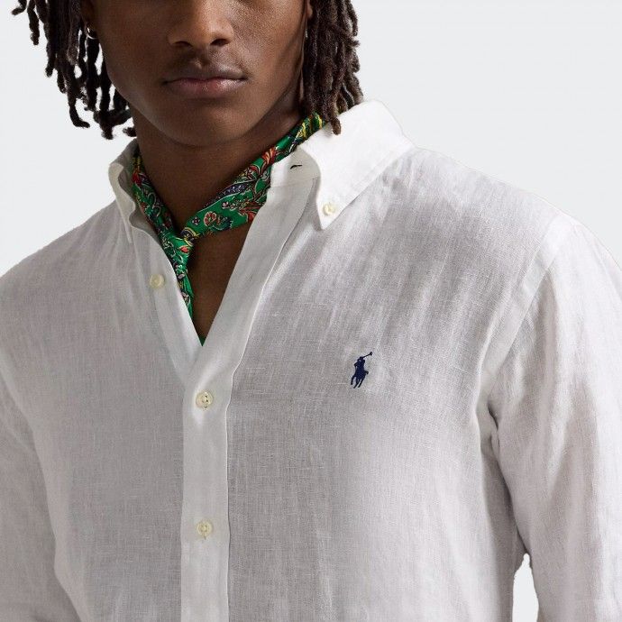 Camisa de Linho Ralph Lauren