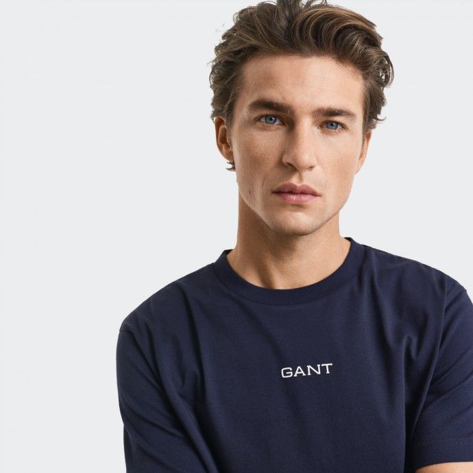 T-shirt Logo Contrast Gant
