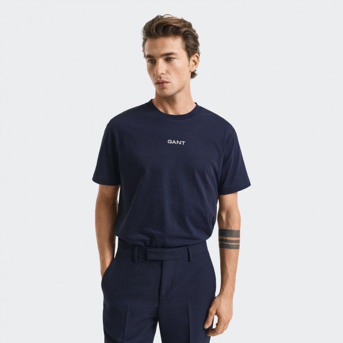 T-shirt Logo Contrast Gant