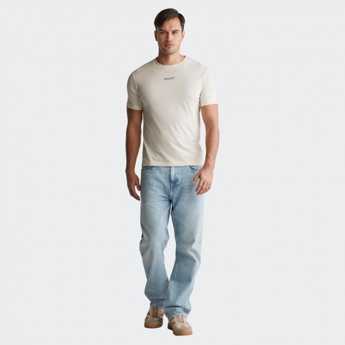 T-shirt Gant Logo Contrast
