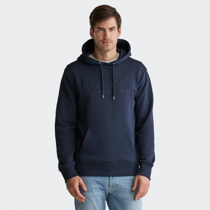 Hoodie Tonal Archive Shield Gant