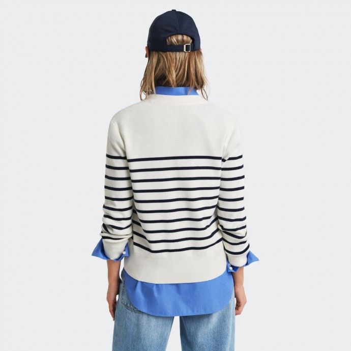 GANT Striped Knit Jacket