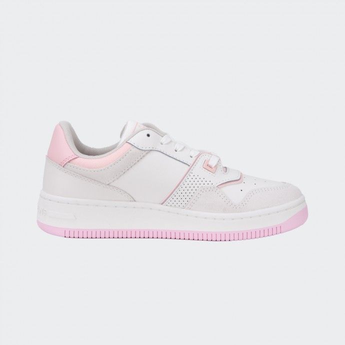 Zapatilhas Tommy Jeans Retro Basket Washed Suede