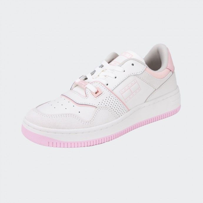 Zapatilhas Tommy Jeans Retro Basket Washed Suede