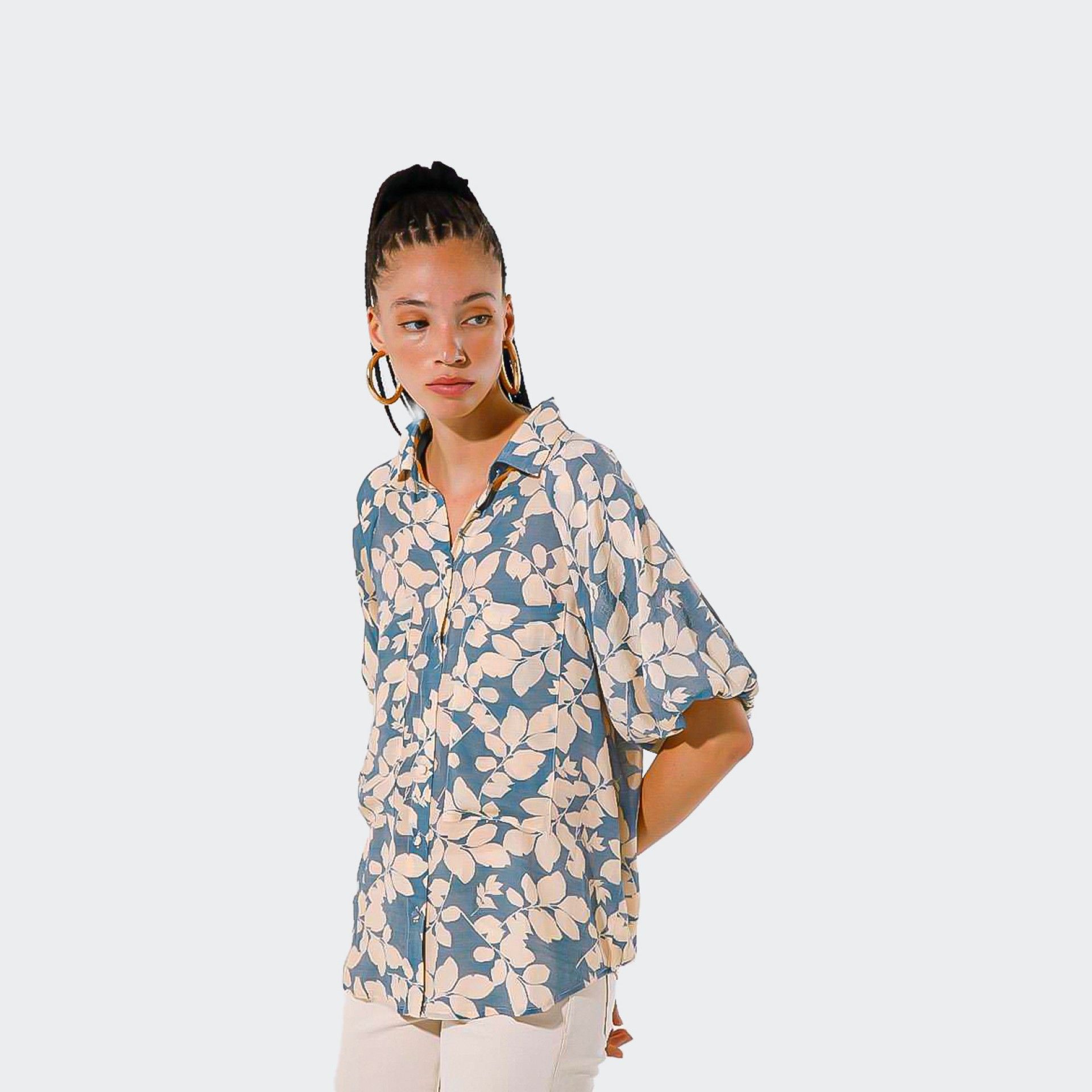 Camisa con estampado floral Goa Goa