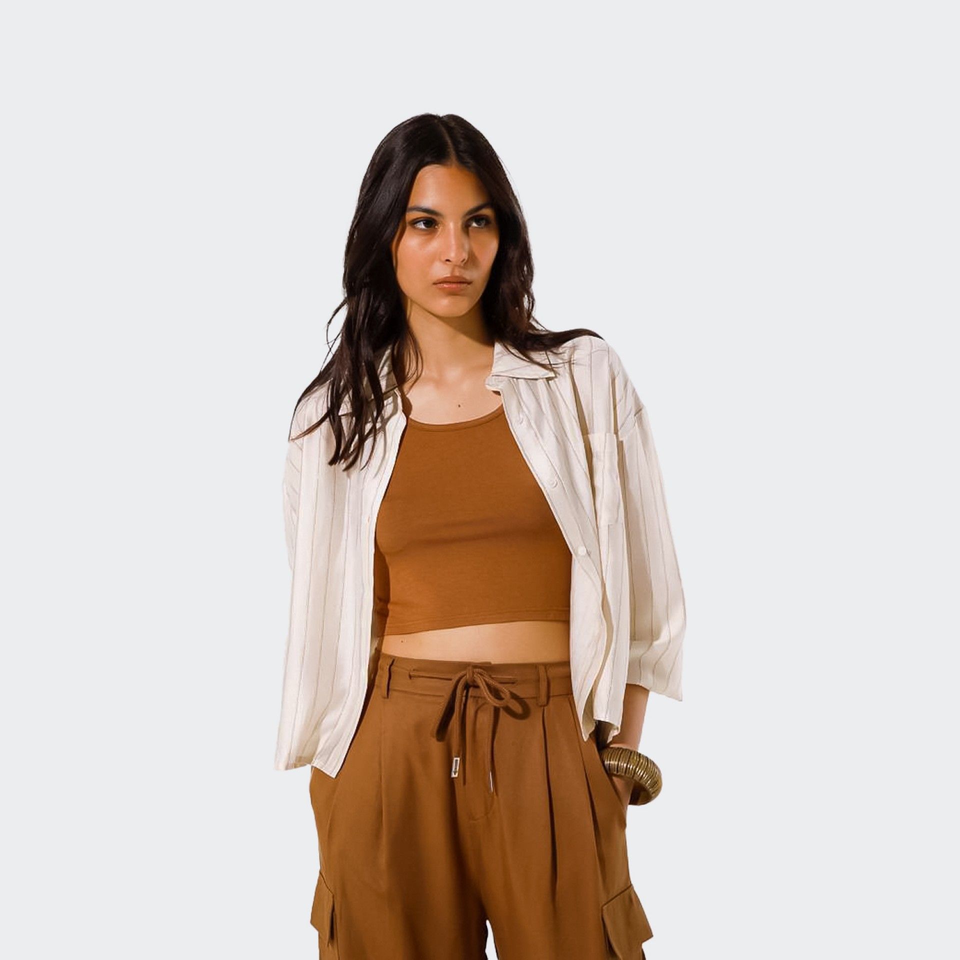 Camisa às riscas Goa Goa