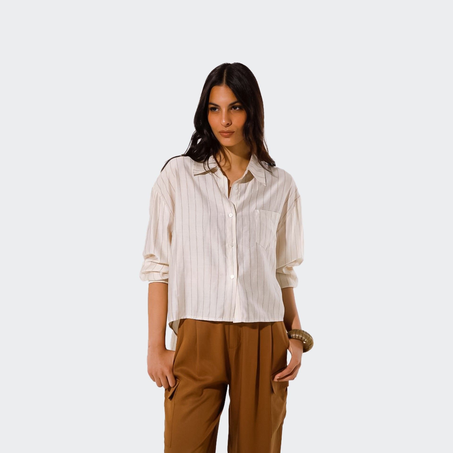 Camisa às riscas Goa Goa