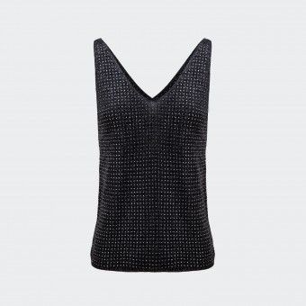 Goa Goa rhinestone top