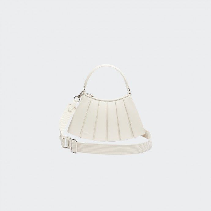 Lacoste Small Runway Lenglen Leather Handbag