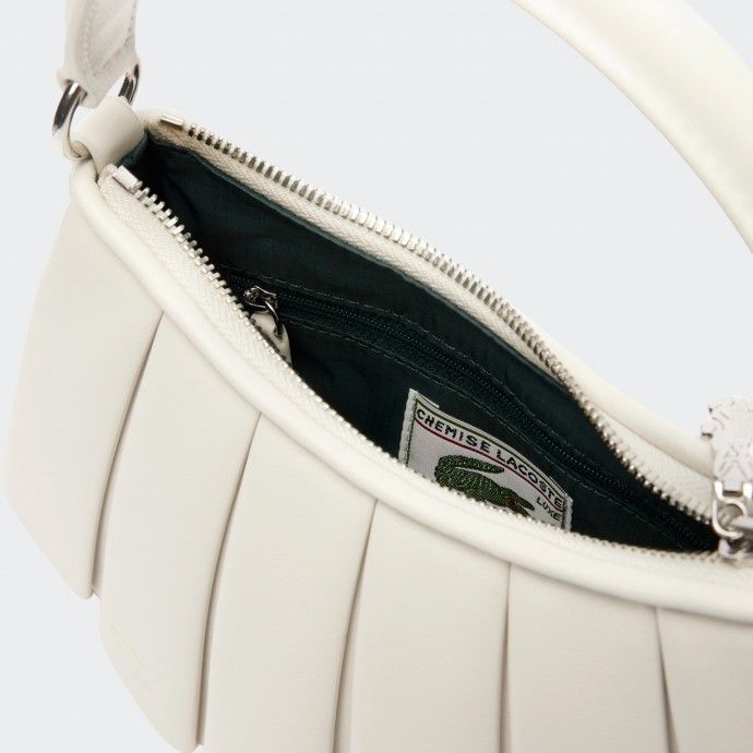 Lacoste Small Runway Lenglen Leather Handbag