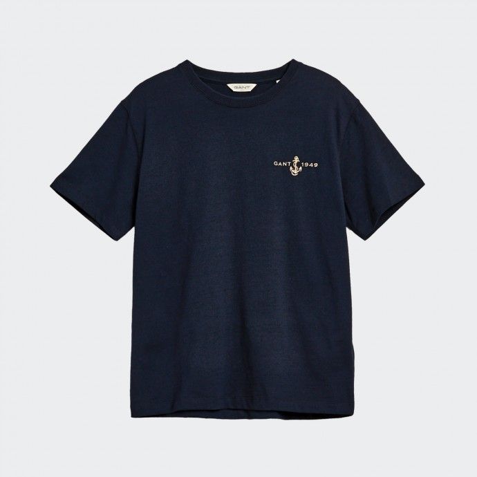 Camiseta Anchor Bordada GANT