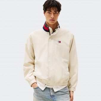 Tommy Jeans Colour-Blocked Beige Jacket