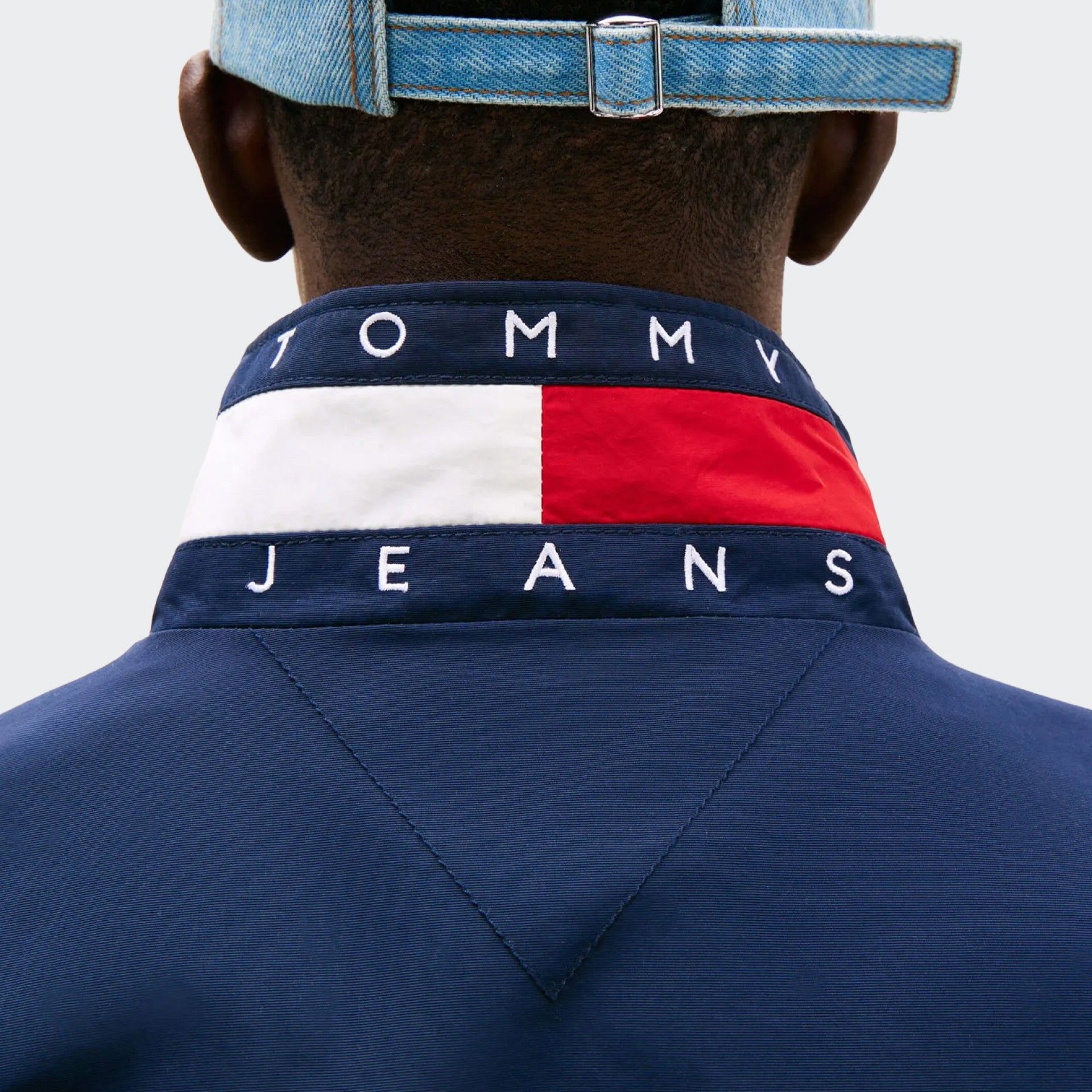 Tommy Jeans colour-blocked Navy Jacket