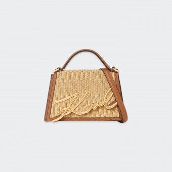 Bolso Karl Lagerfeld K/Signature en rafia