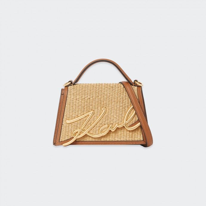 Bolso Karl Lagerfeld K/Signature en rafia