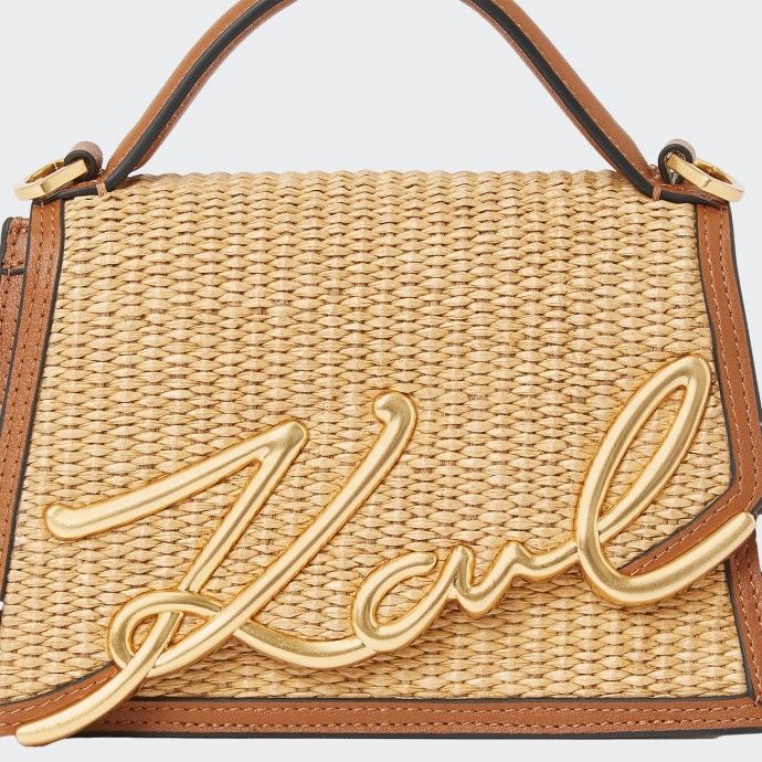 Mala Karl Lagerfeld K/Signature Raffia