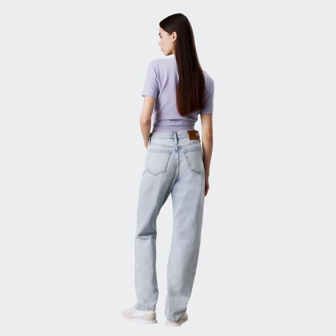 High-Waisted Straight-Cut Jeans Calvin Klein