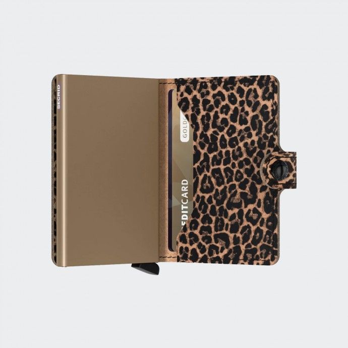 Carteira Secrid Miniwallet Leo Beige