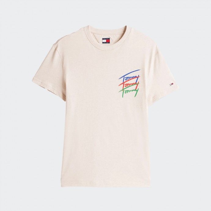 T-Shirt Gráfica Logo Tommy Jeans